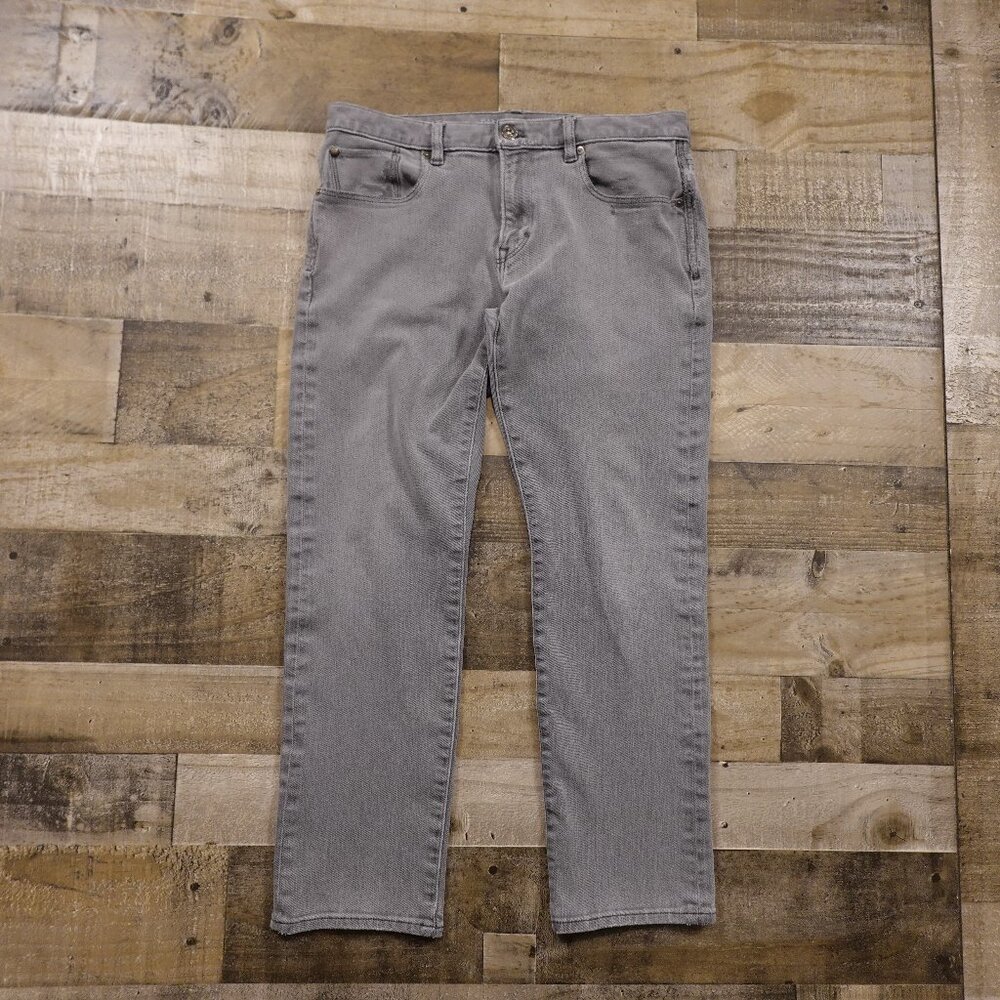 Banana Republic The Traveler Jeans‎ Men’s 33x30 Gray Slim Casual Denim